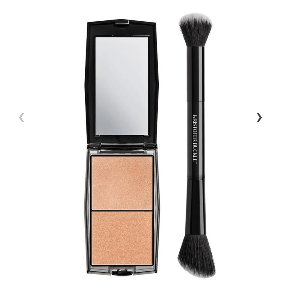 NIB Kristofer Buckle Light Enhancing Highlighter Duo